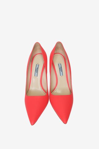 Prada Saffiano Pumps - Designer pumps at The Find Luxury Resale - Vancouver, Canada