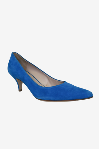 Salvatore Ferragamo Suede pumps Sz 7 - Designer shoes at The Find Luxury Resale - Vancouver, Canada