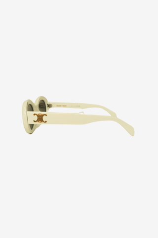Celine Triomphe Oval Sunglasses - Designer Sunglasses at The Find Luxury Resale - Vancouver, Canada