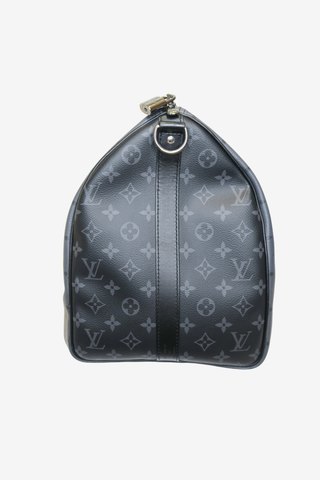 Louis Vuitton Monogram Eclipse Keepall Bandouliere 50 - Designer Handbags at The Find Luxury Resale - Vancouver, Canada