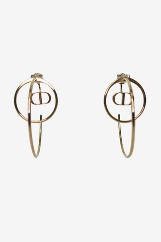 Christian Dior Hoop Earrings - Designer Earrings at The Find Luxury Resale - Vancouver, Canada