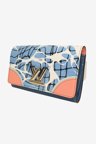 Louis Vuitton Epi Aqua Twist Chain Wallet - Designer Handbags at The Find Luxury Resale - Vancouver, Canada