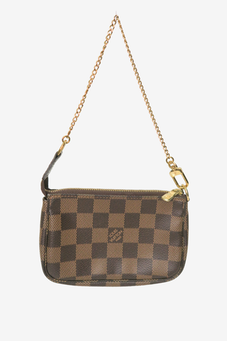 Louis Vuitton Damier Ebene Mini Pochette - Designer handbag at The Find Luxury Resale - Vancouver, Canada