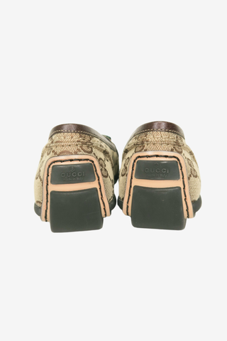 Gucci Canvas Printed Loafers sz 8 - Designer Loafers at The Find Luxury Resale - Vancouver, Canada