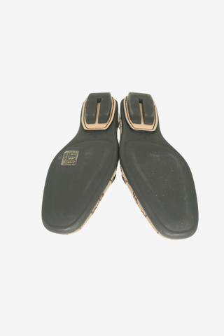 Gucci Canvas Printed Loafers sz 8 - Designer Loafers at The Find Luxury Resale - Vancouver, Canada