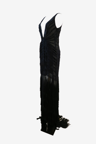 Gucci by Tom Ford Vintage Runway Silk Dress sz 42 - Designer Dress at The Find Luxury Resale - Vancouver, Canada