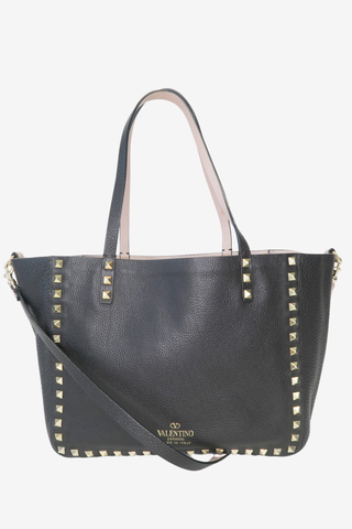 Valentino Rockstud Reversible Tote - Designer Handbags at The Find Luxury Resale - Vancouver, Canada