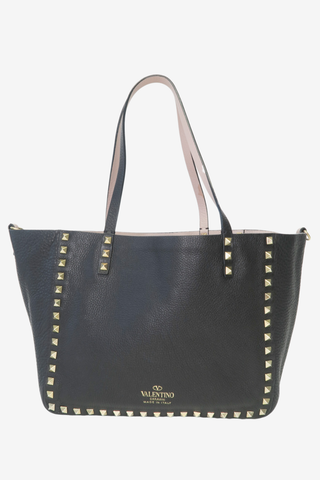 Valentino Rockstud Reversible Tote - Designer Handbags at The Find Luxury Resale - Vancouver, Canada