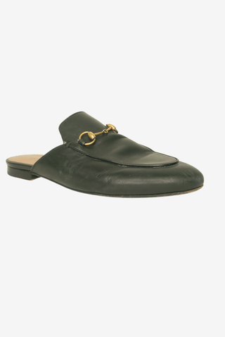 Gucci Princetown Horsebit Accent Mules sz 40 - Designer Loafers at The Find Luxury Resale - Vancouver, Canada