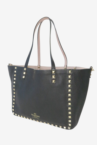 Valentino Rockstud Reversible Tote - Designer Handbags at The Find Luxury Resale - Vancouver, Canada