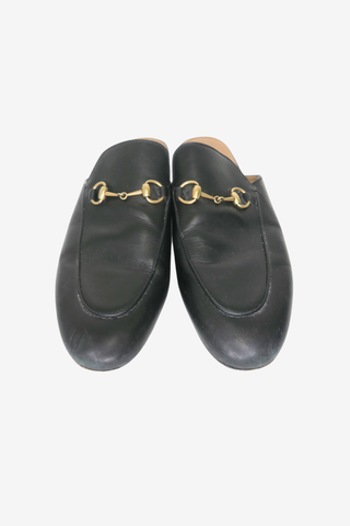Gucci Princetown Horsebit Accent Mules sz 40 - Designer Loafers at The Find Luxury Resale - Vancouver, Canada