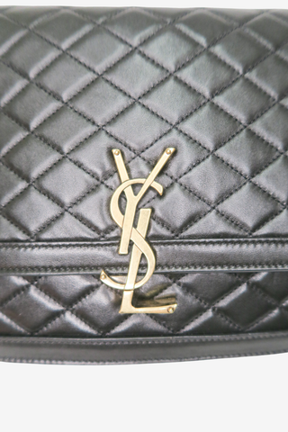 Saint Laurent Medium Quilted Solferino Shoulder Bag - Designer Handbags at The Find Luxury Resale - Vancouver, Canada