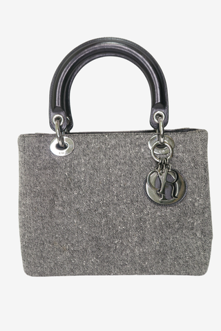 Christian Dior Medium Tweed Lady Dior - Designer Handbags at The Find Luxury Resale - Vancouver, Canada