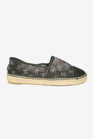 Chanel Mesh Printed Espadrilles sz 39 - Designer Flats at The Find Luxury Resale - Vancouver, Canada