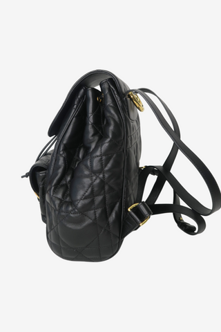 Christian Dior Leather Caro Small Backpack - Designer backpack at The Find Luxury Resale - Vancouver, Canada