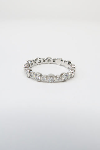 Tiffany & Co. Platinum Diamond Jazz Eternity Band - Designer Rings at The Find Luxury Resale - Vancouver, Canada