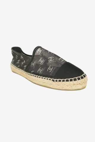 Chanel Mesh Printed Espadrilles sz 39 - Designer Flats at The Find Luxury Resale - Vancouver, Canada
