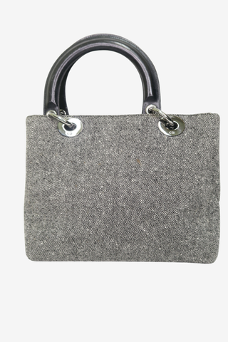 Christian Dior Medium Tweed Lady Dior - Designer Handbags at The Find Luxury Resale - Vancouver, Canada