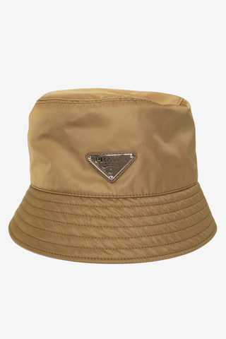 Prada Logo Nylon Bucket Hat - Designer Hats at The Find Luxury Resale - Vancouver, Canada