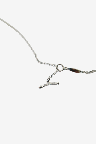 Tiffany & Co. Elsa Peretti® Pearl, Sapphire & Diamond Color by the Yard Sprinkle Necklace - Designer Necklace at The Find Luxury Resale - Vancouver, Canada