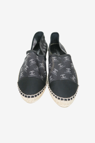 Chanel Mesh Printed Espadrilles sz 39 - Designer Flats at The Find Luxury Resale - Vancouver, Canada