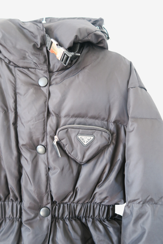 Prada Re-Nylon Down Jacket - Designer Jackets at The Find Luxury Resale - Vancouver, Canada