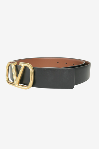Valentino Vlogo Leather Belt - Designer belt at The Find Luxury Resale - Vancouver, Canada