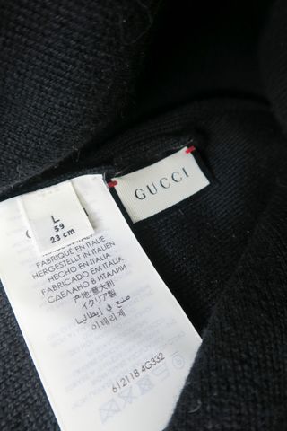 Gucci Wool Knit Beanie - Designer hat at The Find Luxury Resale - Vancouver, Canada