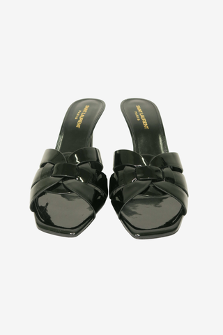 Saint Laurent Tribute Leather Sandals sz 39 - Designer Pumps at The Find Luxury Resale - Vancouver, Canada