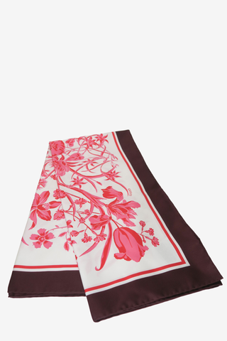 Gucci Silk Floral Print Scarf - Designer scarf at The Find Luxury Resale - Vancouver, Canada
