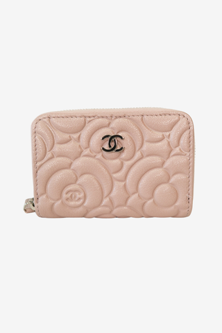 Chanel Interlocking CC Logo Camellia Accent Wallet - Designer Wallets at The Find Luxury Resale - Vancouver, Canada