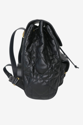 Christian Dior Leather Caro Small Backpack - Designer backpack at The Find Luxury Resale - Vancouver, Canada