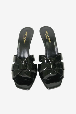 Saint Laurent Tribute Leather Sandals sz 39 - Designer Pumps at The Find Luxury Resale - Vancouver, Canada