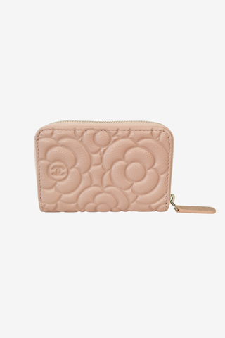 Chanel Interlocking CC Logo Camellia Accent Wallet - Designer Wallets at The Find Luxury Resale - Vancouver, Canada