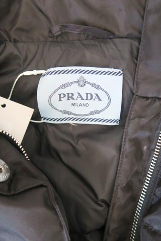 Prada Re-Nylon Down Jacket - Designer Jackets at The Find Luxury Resale - Vancouver, Canada
