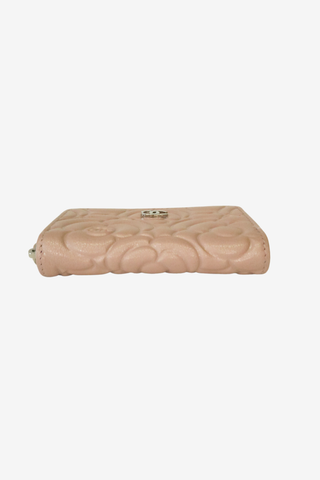 Chanel Interlocking CC Logo Camellia Accent Wallet - Designer Wallets at The Find Luxury Resale - Vancouver, Canada