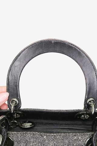 Christian Dior Medium Tweed Lady Dior - Designer Handbags at The Find Luxury Resale - Vancouver, Canada