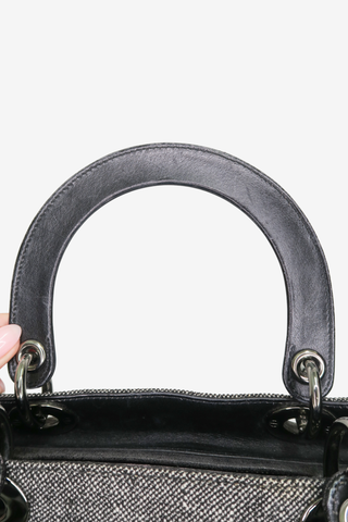 Christian Dior Medium Tweed Lady Dior - Designer Handbags at The Find Luxury Resale - Vancouver, Canada