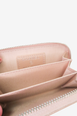 Chanel Interlocking CC Logo Camellia Accent Wallet - Designer Wallets at The Find Luxury Resale - Vancouver, Canada