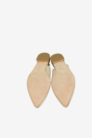 Stuart Weitzman Suede Slingback Flats sz 7.5 - Designer shoes at The Find Luxury Resale - Vancouver, Canada