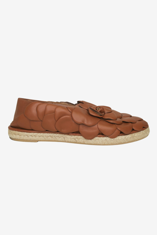 Valentino Leather Floral Print Espadrilles sz 41 - Designer shoes at The Find Luxury Resale - Vancouver, Canada