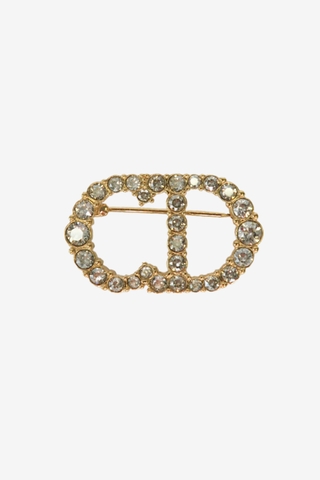 Christian Dior Clair D Lune Brooch - Designer Jewelry at The Find Luxury Resale - Vancouver, Canada