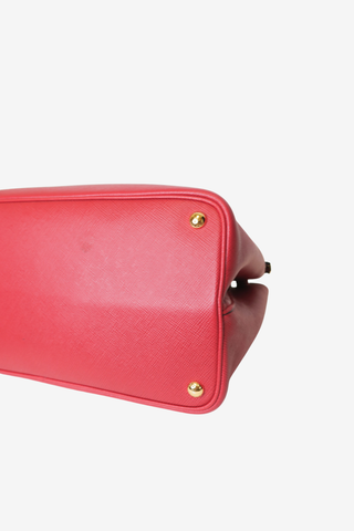 Prada Saffiano Cuir Double Tote Bag - Designer Handbags at The Find Luxury Resale - Vancouver, Canada