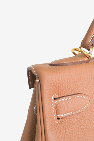 Hermès Togo Kelly II Retourne 32 - Designer handbag at The Find Luxury Resale - Vancouver, Canada