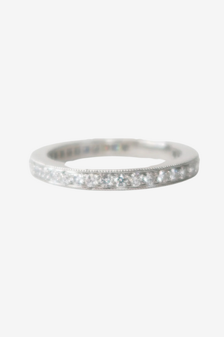 Tiffany & Co. Platinum Diamond Eternity Band - Designer Rings at The Find Luxury Resale - Vancouver, Canada