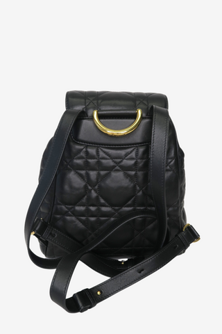 Christian Dior Leather Caro Small Backpack - Designer backpack at The Find Luxury Resale - Vancouver, Canada