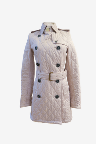 Burberry Pink Coat - Designer Jackets at The Find Luxury Resale - Vancouver, Canada