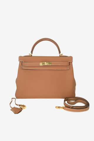 Hermès Togo Kelly II Retourne 32 - Designer handbag at The Find Luxury Resale - Vancouver, Canada