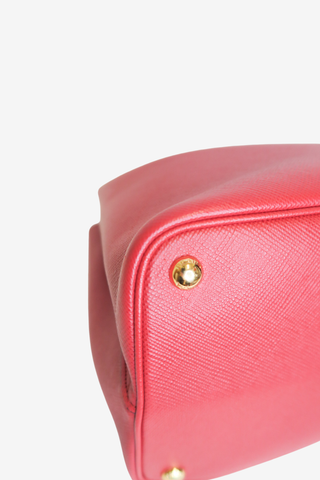 Prada Saffiano Cuir Double Tote Bag - Designer Handbags at The Find Luxury Resale - Vancouver, Canada