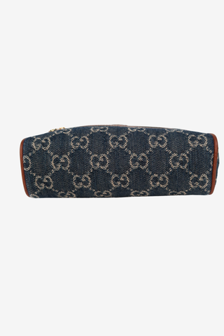 Gucci Mini GG Denim Ophidia Crossbody Bag - Designer Handbag at The Find Luxury Resale - Vancouver, Canada